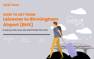 how to get from Leicester to Birmingham Airport (BHX)?